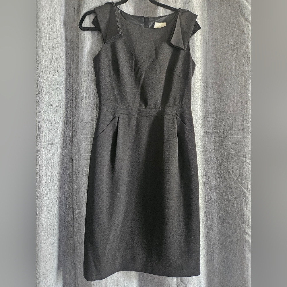 J.Crew Classic Black Sheath Dress
